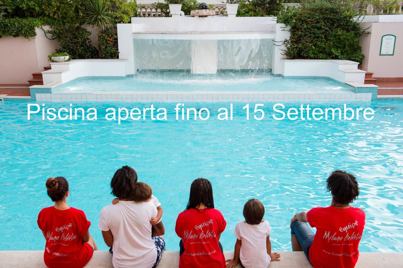 Hotel Milano Helvetia - In Centro Con Piscina Riccione Kültér fotó